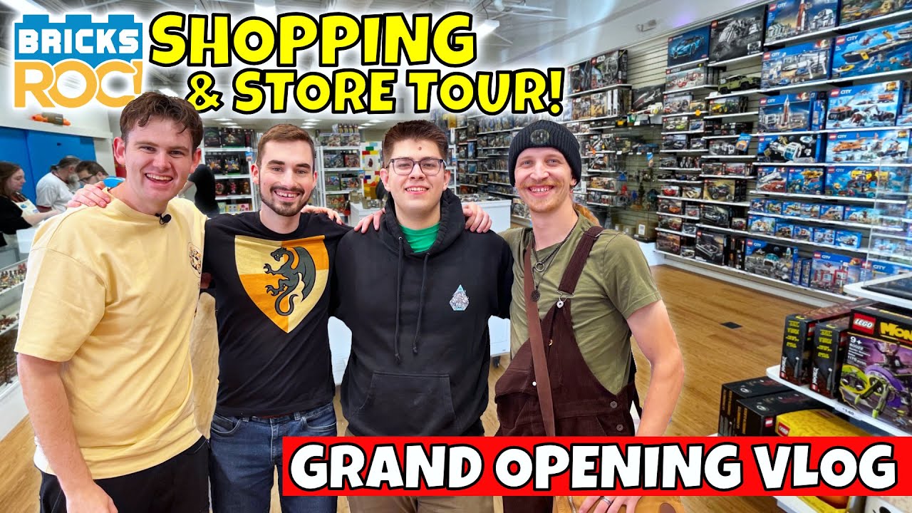 LEGO Shopping at 'BricksROC' LEGO Store Grand Opening in New York!
