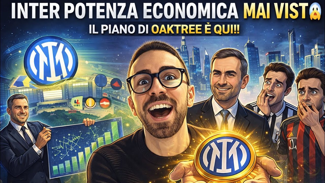 🔥IL PIANO DI OAKTREE FA TREMARE TUTTI‼️👀 STADIO, DIRITTI TV E SPONSOR TRA LE 10 TOP EUROPEE😱