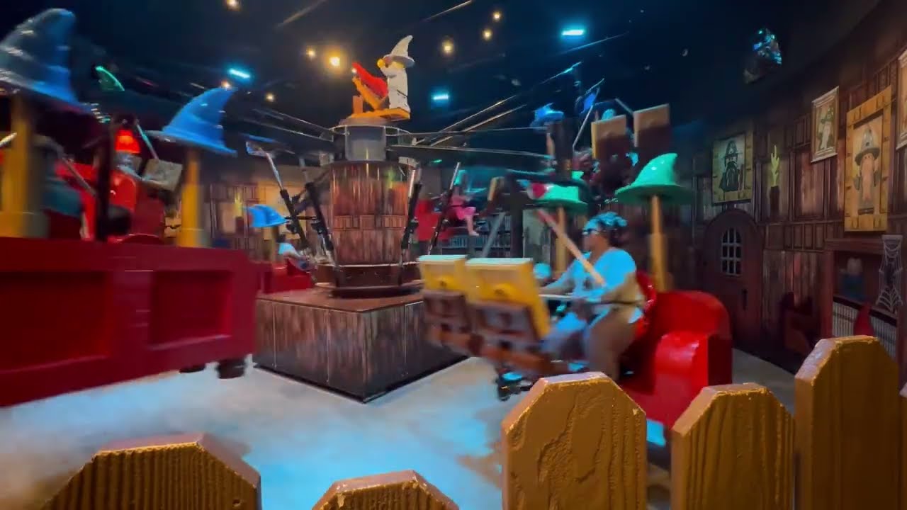 Experience The Magic Of Merlin's Apprentice Ride At Legoland Discovery Kansas City!