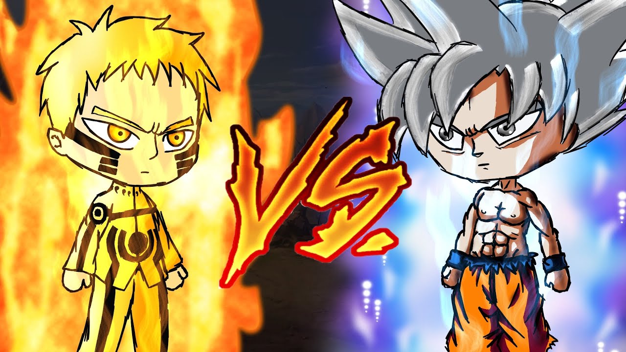 Naruto vs Goku | fan battle | GachaClub |