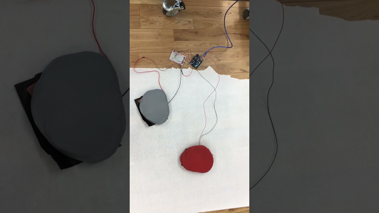 velostat demo with stones