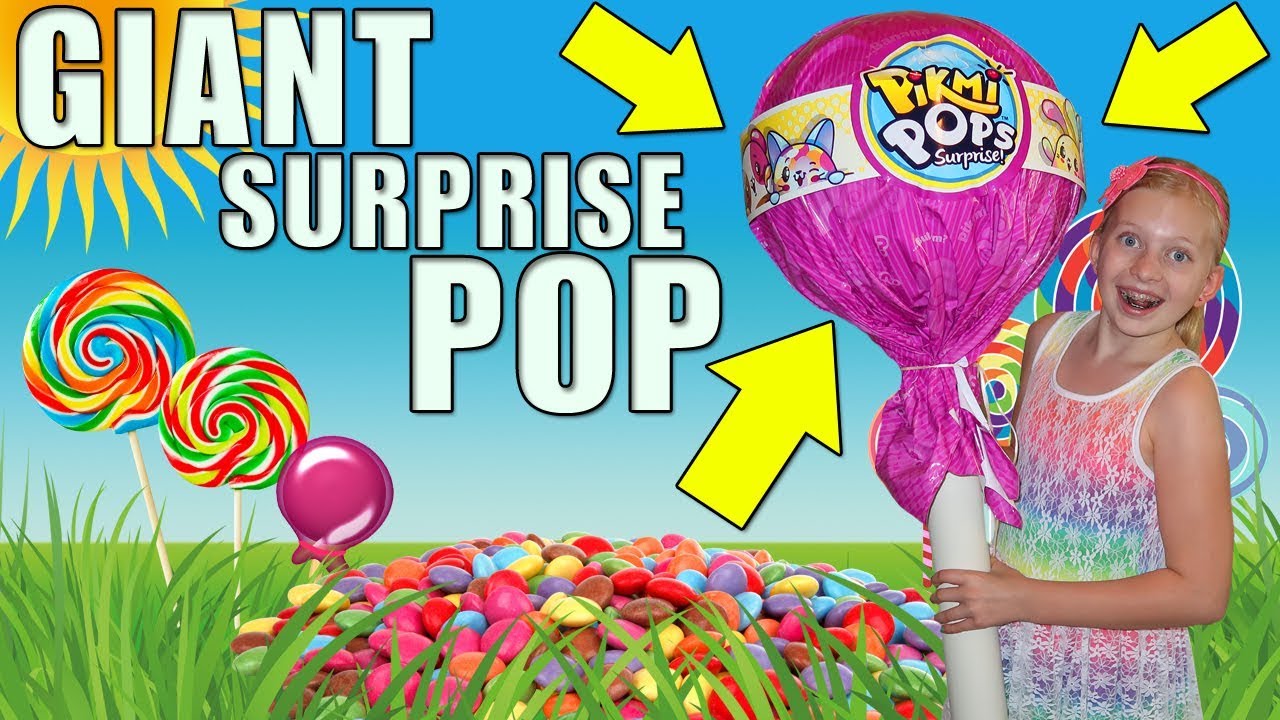 WORLD'S LARGEST LOLLIPOP!! Pikmi Pop SURPRISE!