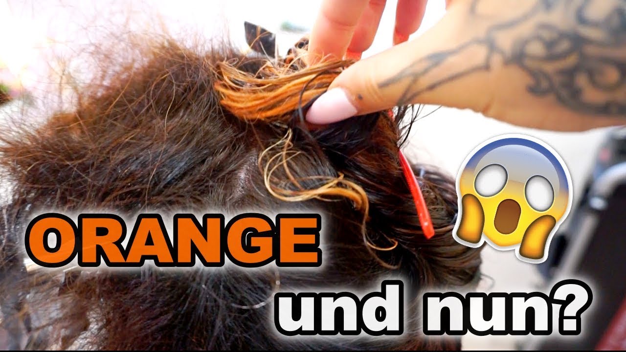HAARE ORANGE NACH BLONDIERUNG.💇🏼‍♀️😱 Und nun? HAIRTRANSFORMATION | Jenny König