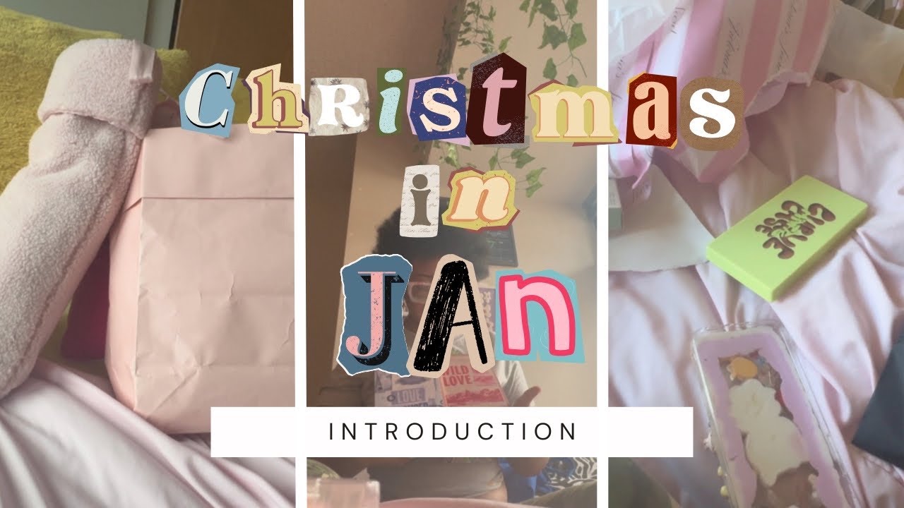 Christmas in January🎄 |Getting to Know Me + Unwrapping