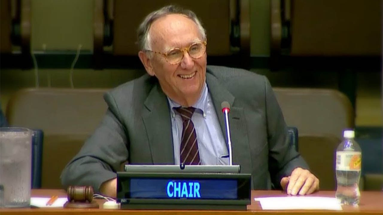 Jack Dangermond introduces WGIC at the 8th Session of UN-GGIM