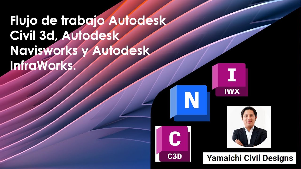 Flujo de trabajo Autodek Civil 3d, NavisWorks e InfraWorks.