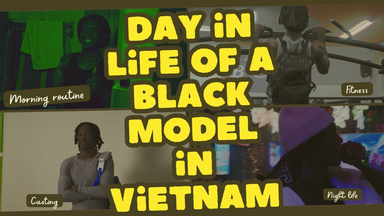 Day In The Life Of A BLACK Model In VIETNAM | The North Face Casting + Gym + Nightlife