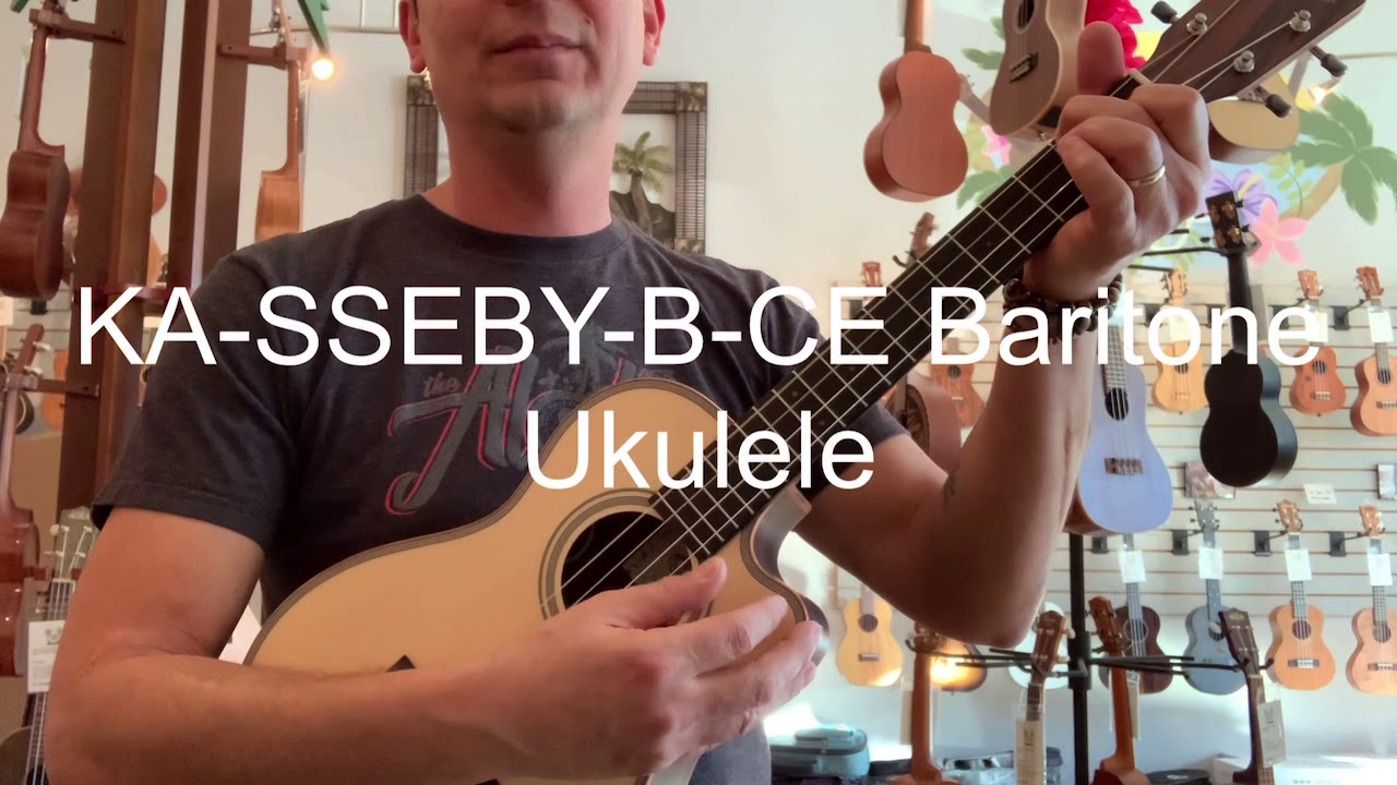 Kala KA-SSEBY-B-CE Electric Baritone Ukulele Demo/Review at Aloha City Ukes