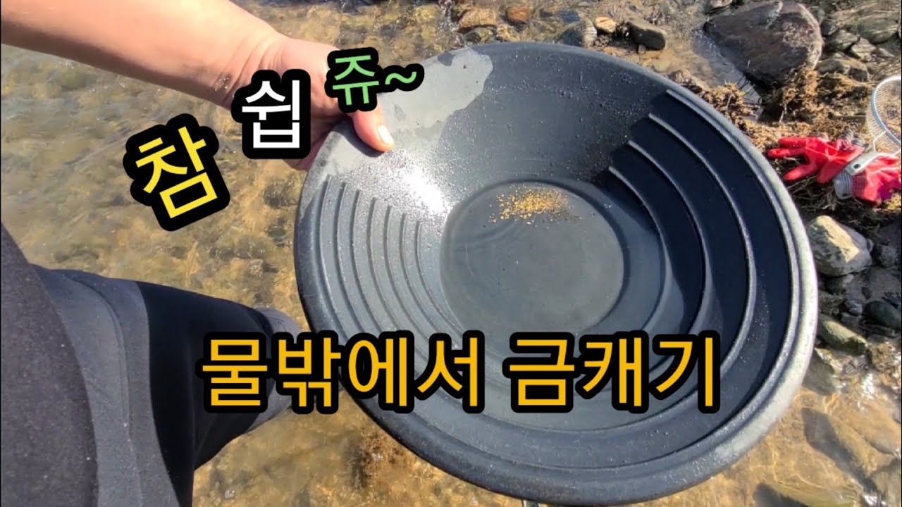 11월~12월 물밖에서 금캐기
