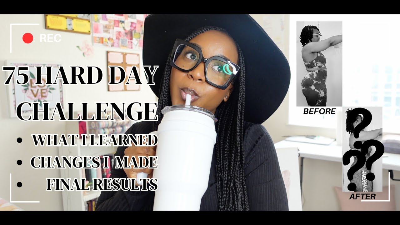 Transforming my life through the 75 HARD Challenge as a SINGLE MOM|RECAP + tips to get started
