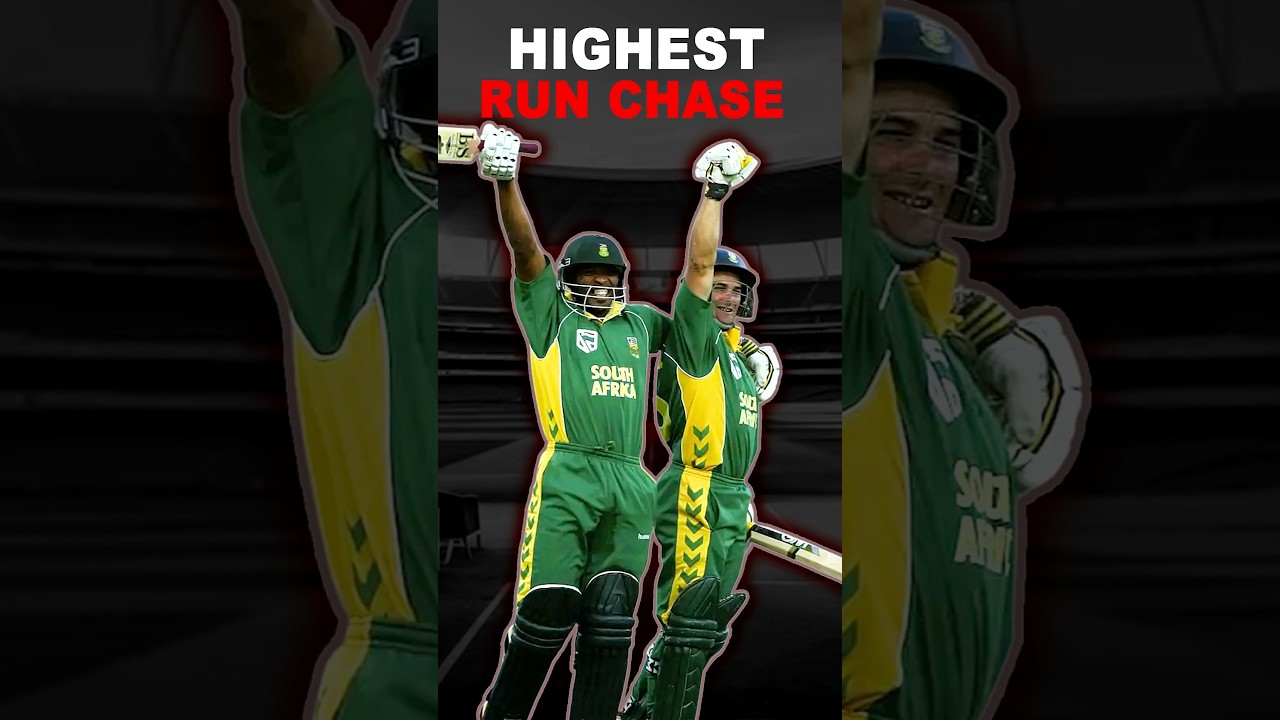 Highest Successful Run Chase In Cricket History 🔥 #shorts #cricketshorts #viralshort #cricketrecords