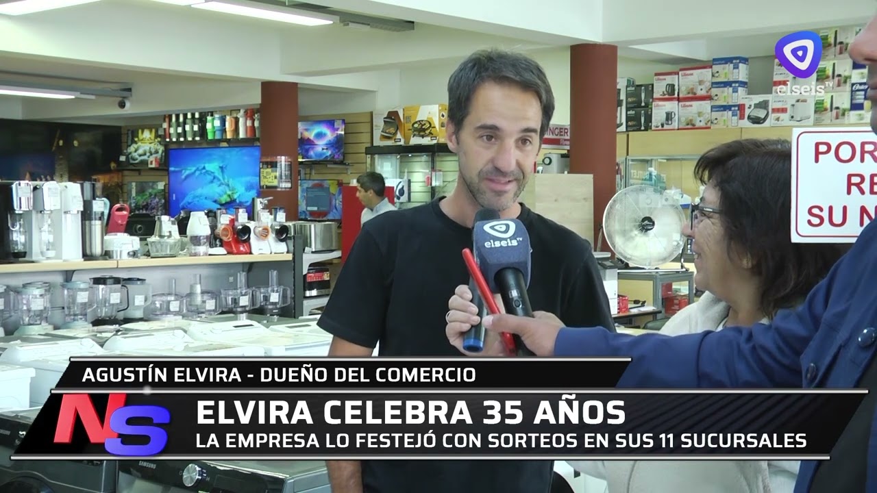 Elvira celebró sus 35 años con importantes sorteos