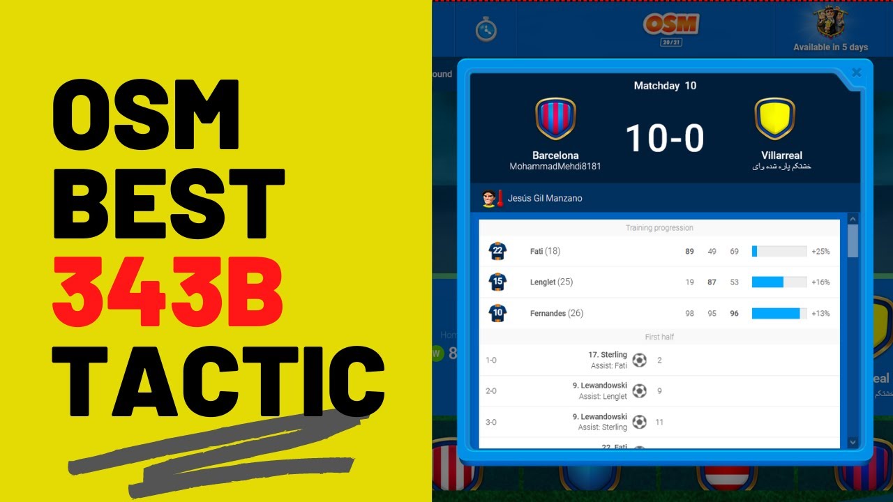 OSM BEST 343B TACTIC May 2021
