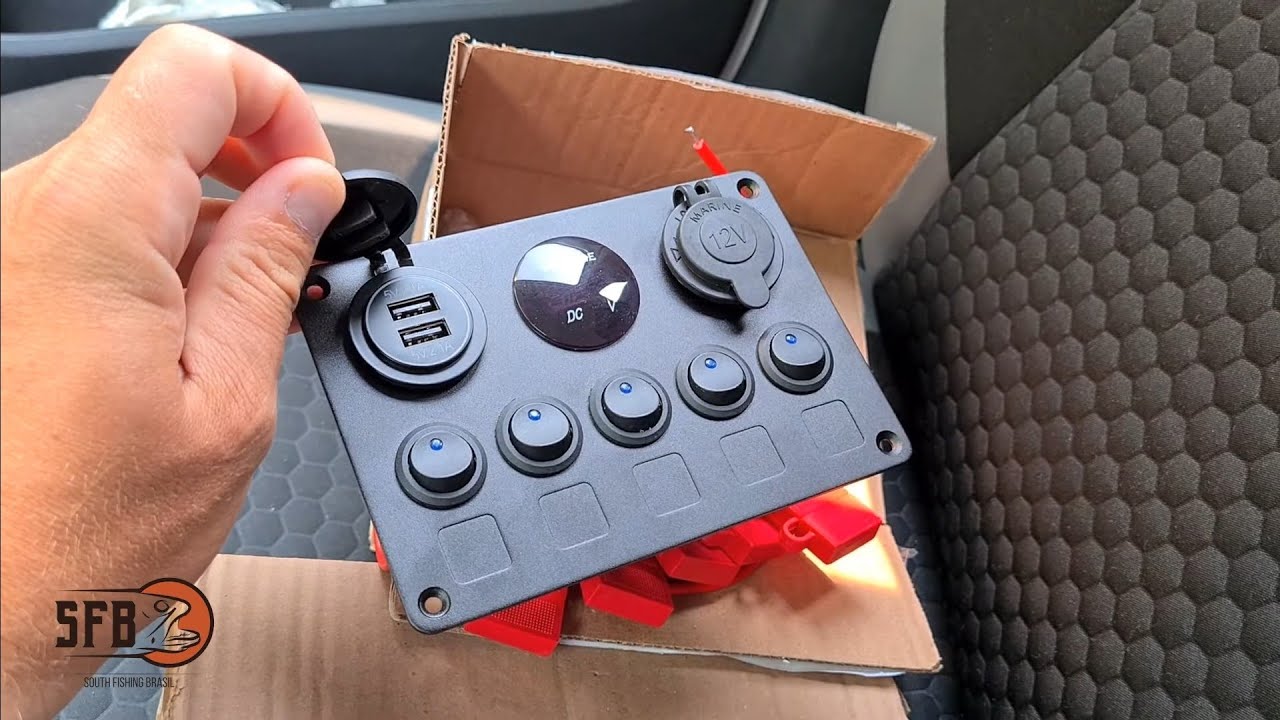 CHEGARAM ACESSÓRIOS PARA O BARCO SFB (painel elétrico)