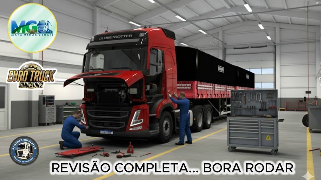 DO PÁTIO PARA A PISTA! Customização e Manutenção no Euro Truck Simulator 2