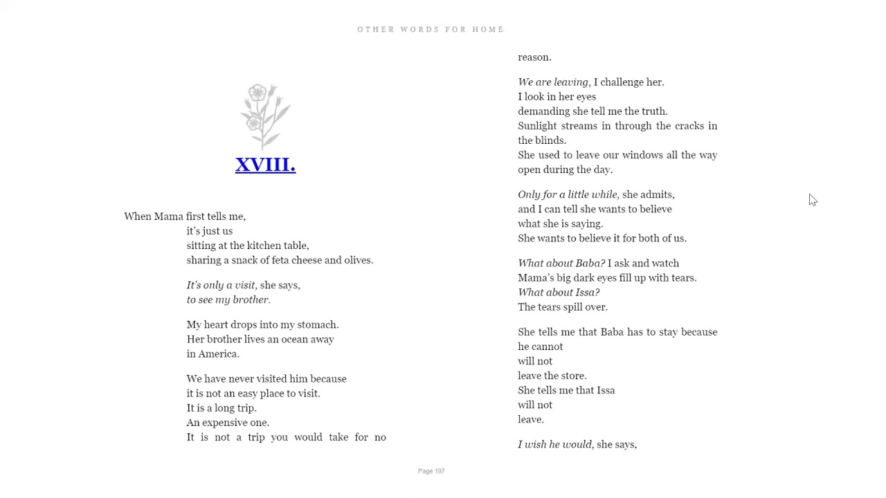 Page 31-57 Other Words for Home by Jasmine Warga