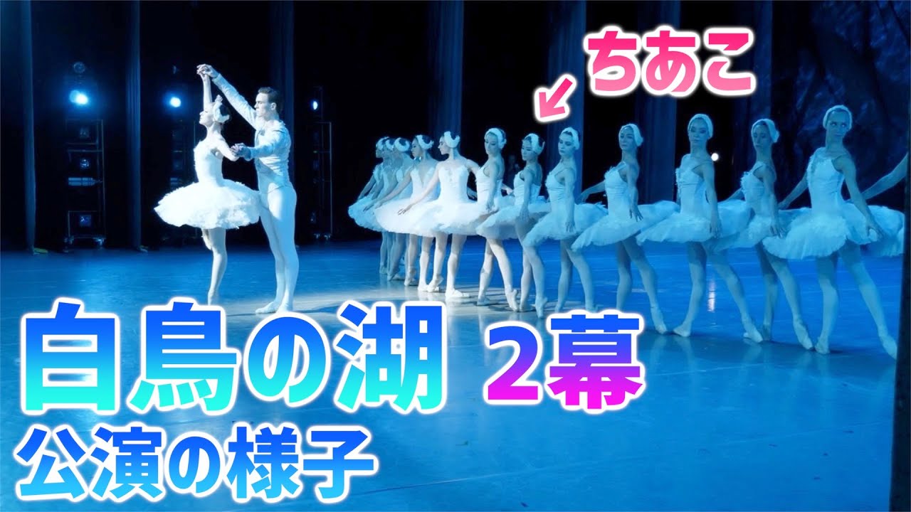 王子と白鳥の愛のパドドゥ。【白鳥の湖 2幕】【公演】~swanlake, performance~