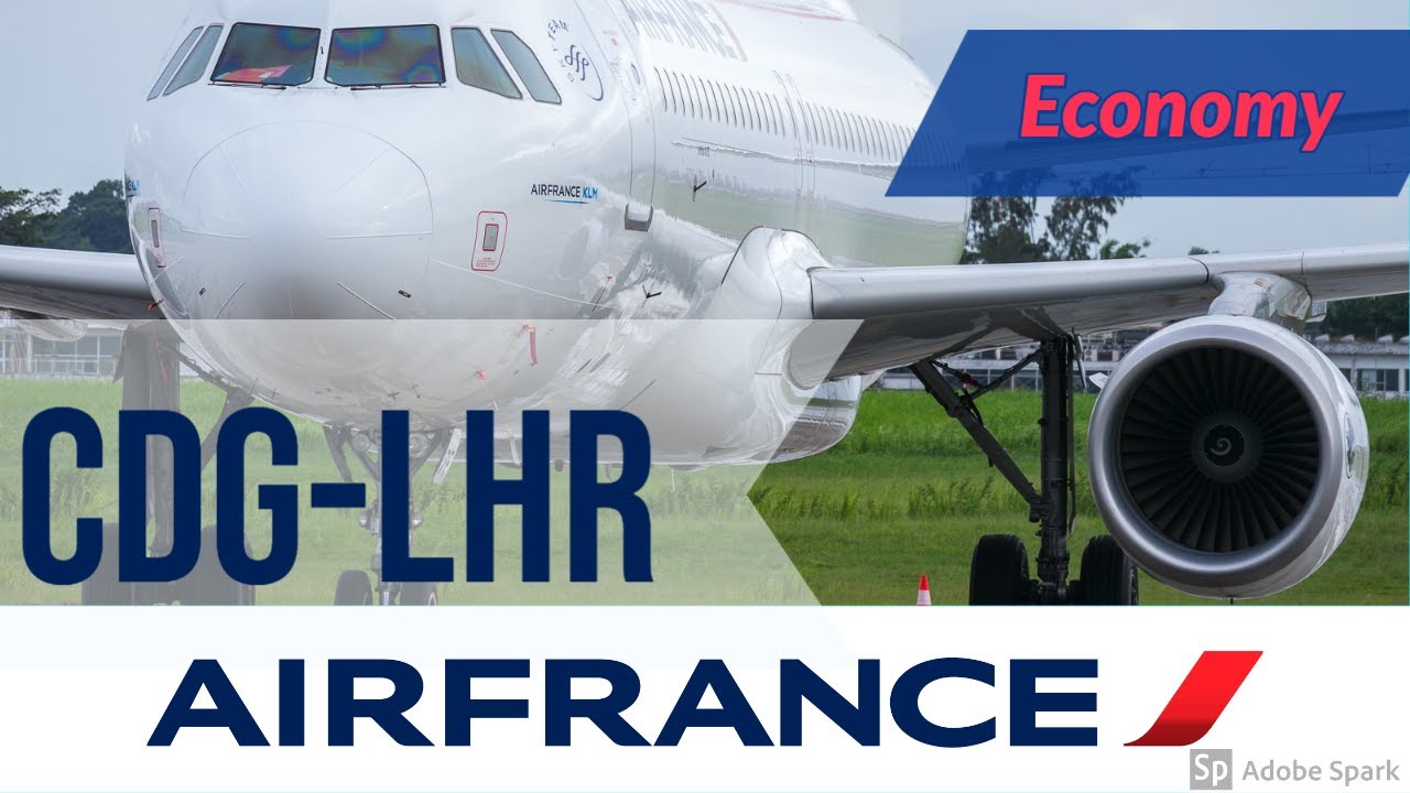 FLIGHT REPORT | Paris to London | Air France ECONOMY Airbus A320 | FlyWithMe!
