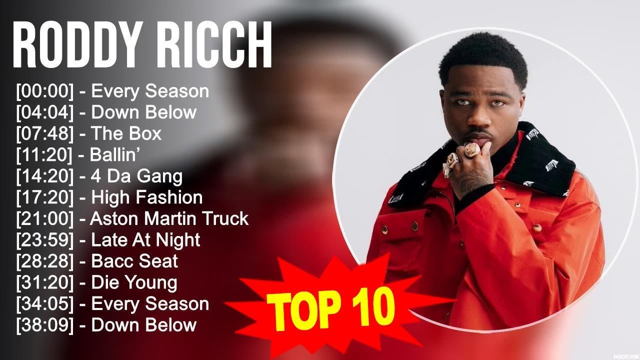 R.o.d.d.y R.i.c.c.h Greatest Hits ~ Top 100 Artists To Listen in 2023