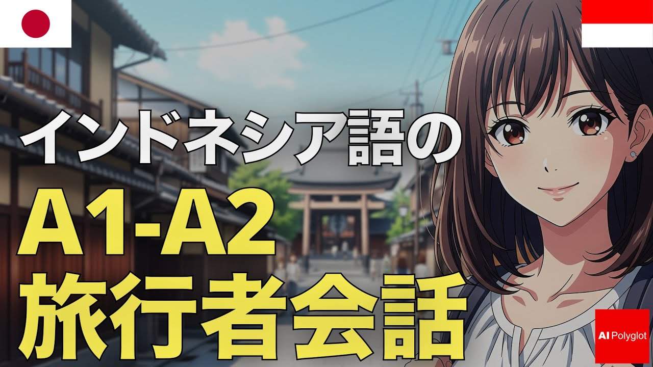 インドネシア語のA1-A2旅行者会話 | 音声学習 | リスニング練習