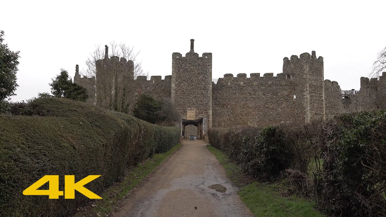 Framlingham Walk: Town Centre & Castle (on the Hill)【4K】