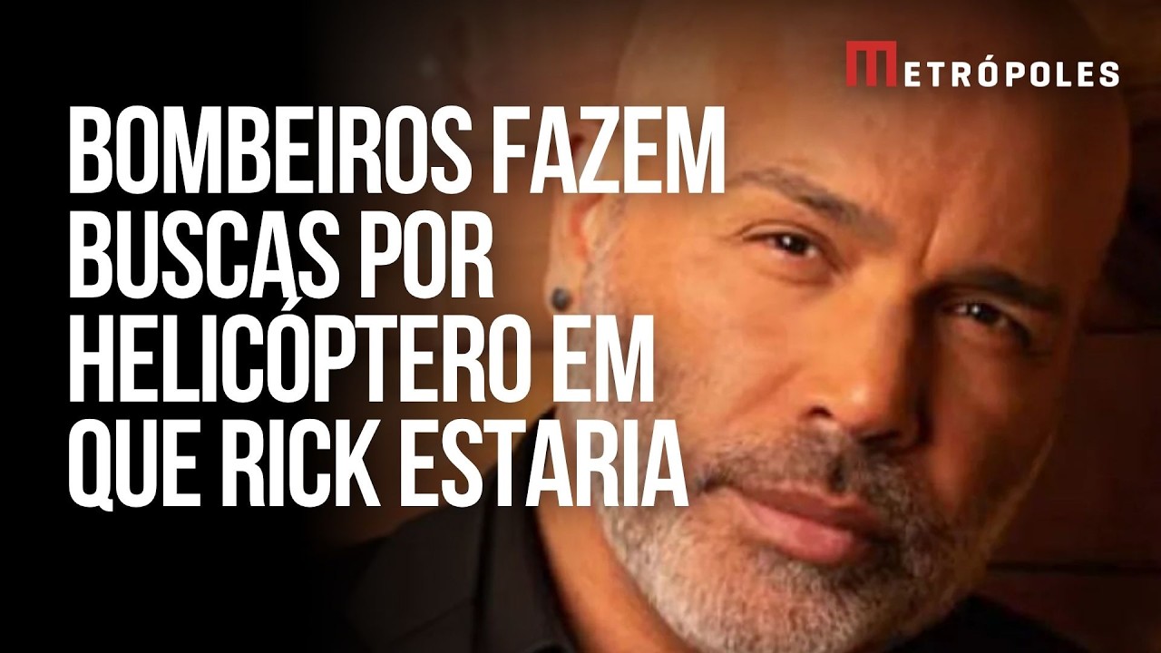 Bombeiros iniciam buscas por helic&oacute;ptero em que Rick, da dupla com Renner, estaria