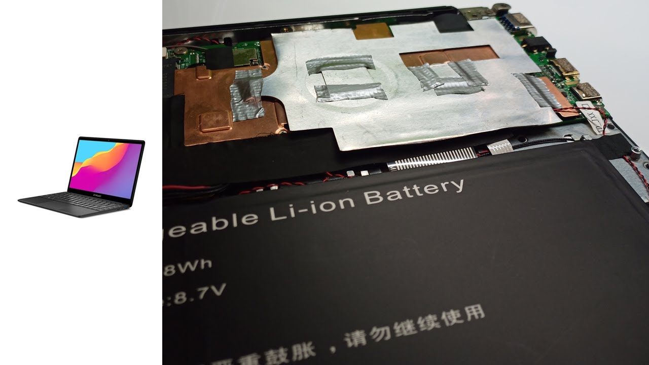 Upgrading Heatsink on The Teclast F6 Laptop