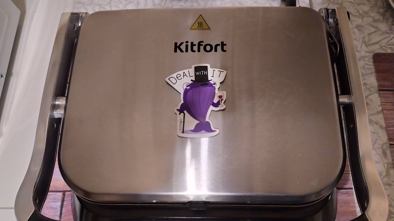 Жаркий видео-обзор электрогриля Kitfort KT-1652