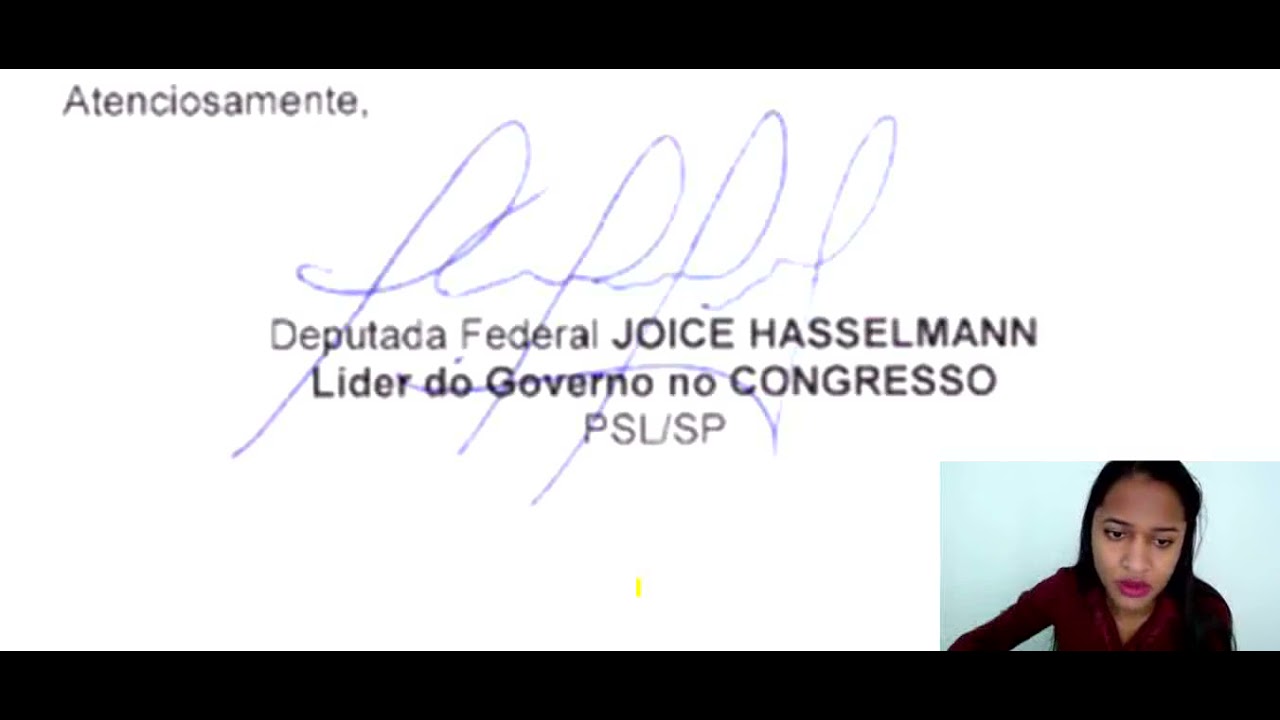 Análise grafológica: Assinatura Joice Hasselmann #Grafologia