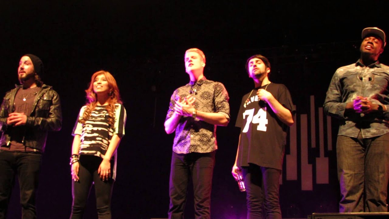 Pentatonix St. Louis Run To You - off mic  3/19/2014