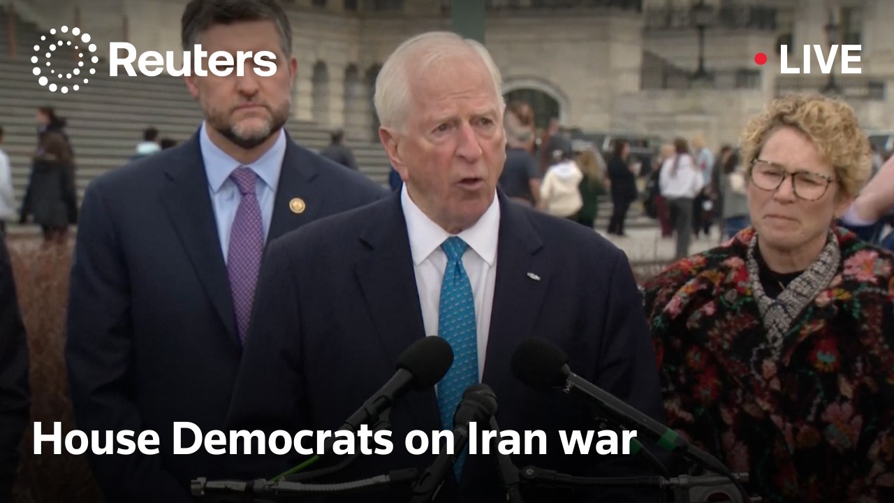 LIVE: House Democrats speak on Iran war