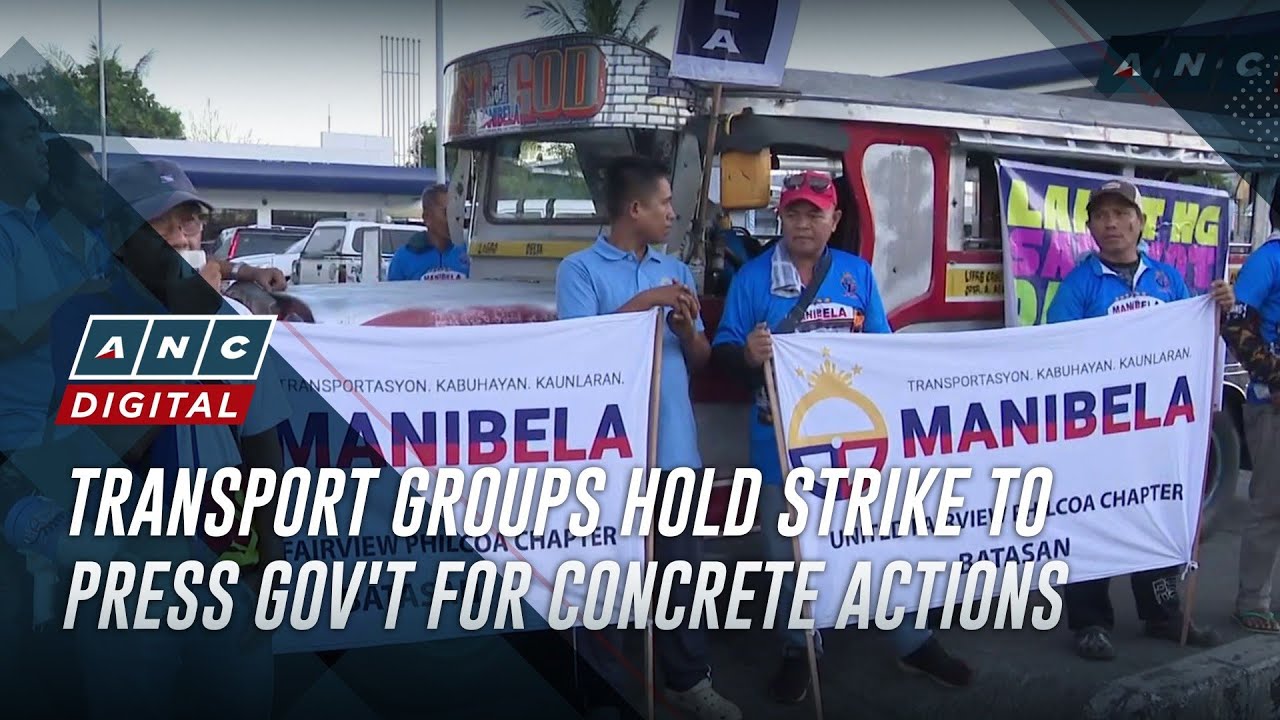 Транспортные профсоюзы проводят забастовку, чтобы добиться от правительства конкретных действий.