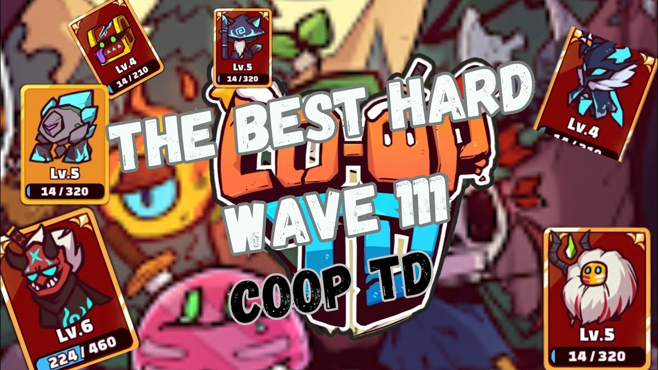 INCREDIBLE HARDCORE MODE!!! COOP TD!!! PASSING STRATEGY!!! 111 WAVE !!!