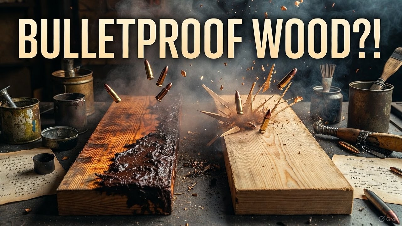 💧The Forgotten WWII Paint Additive That Made Wood Bulletproof