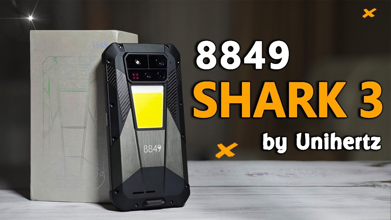 Самый мощный защищенный смартфон | 8849 SHARK 3 by Unihertz  - Dimensity 8300 AMOLED