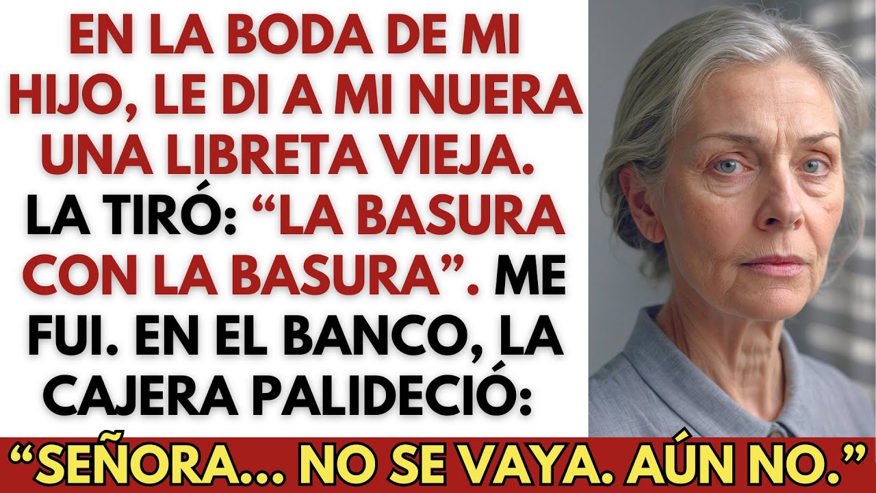 Mi nuera se burló de mi libreta en la boda; el banco reveló el saldo
