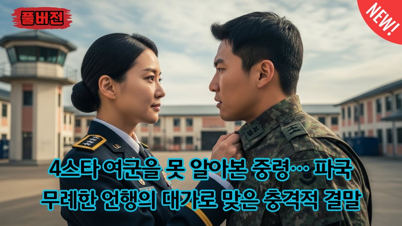 여군 최초 4스타 장군을 알아보지 못한 육사 중령… 무례한 언행의 대가로 맞은 충격적 결말