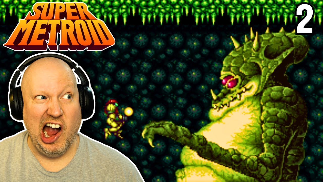 Super Metroid EP2 – Kraid Defeated, Varia Suit, Speed Booster