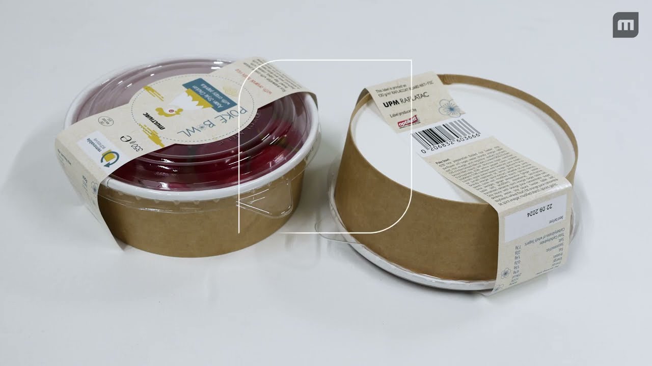 MULTIVAC L 310 FullWRAP Labeler - Solution for Labeling Cups & Bowls