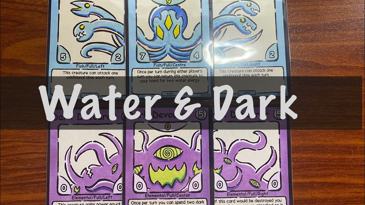 Water & Dark Full Creature Deck Profile For Zumoners TCG.