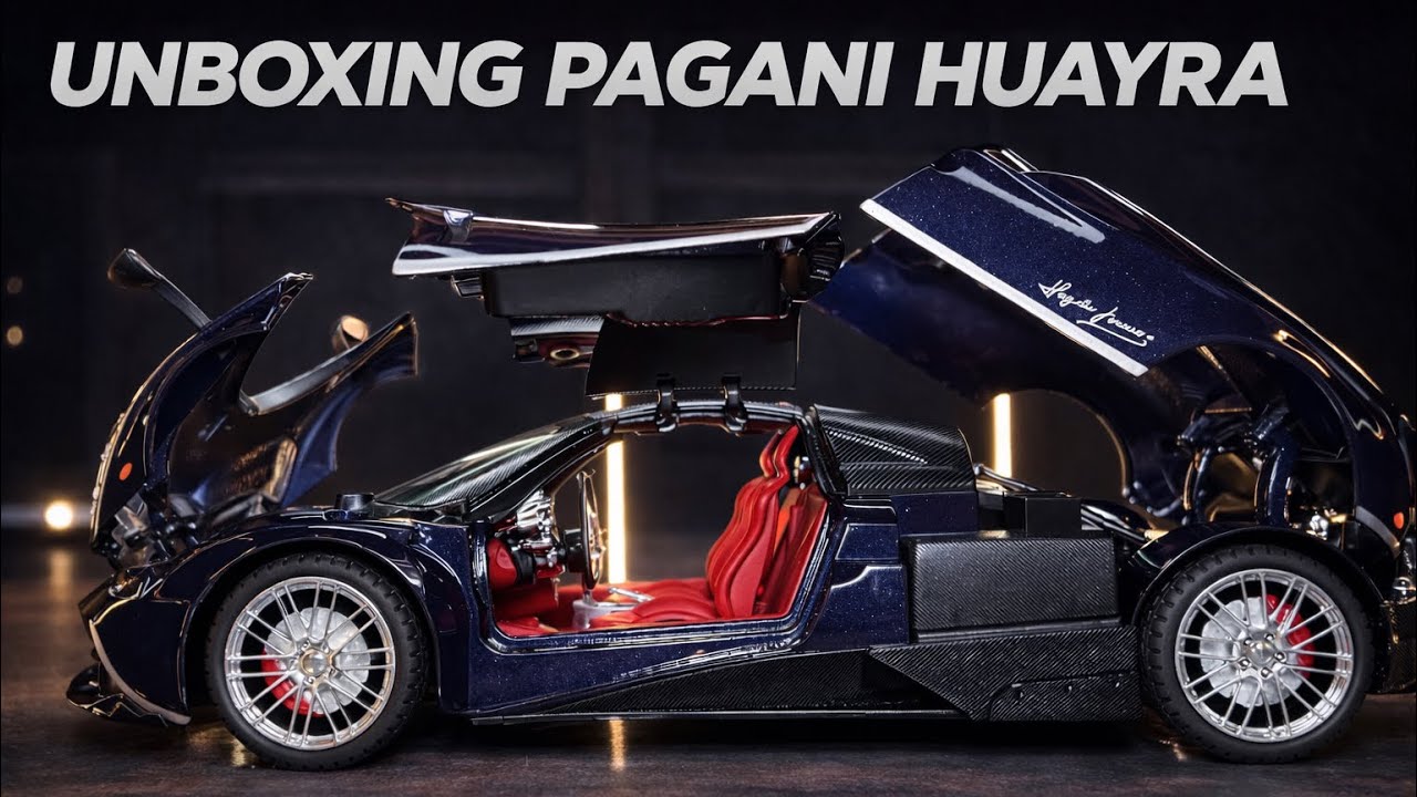 Pagani Huayra Roadster 1:18 Scale Diecast Unboxing | Supercar Model Review