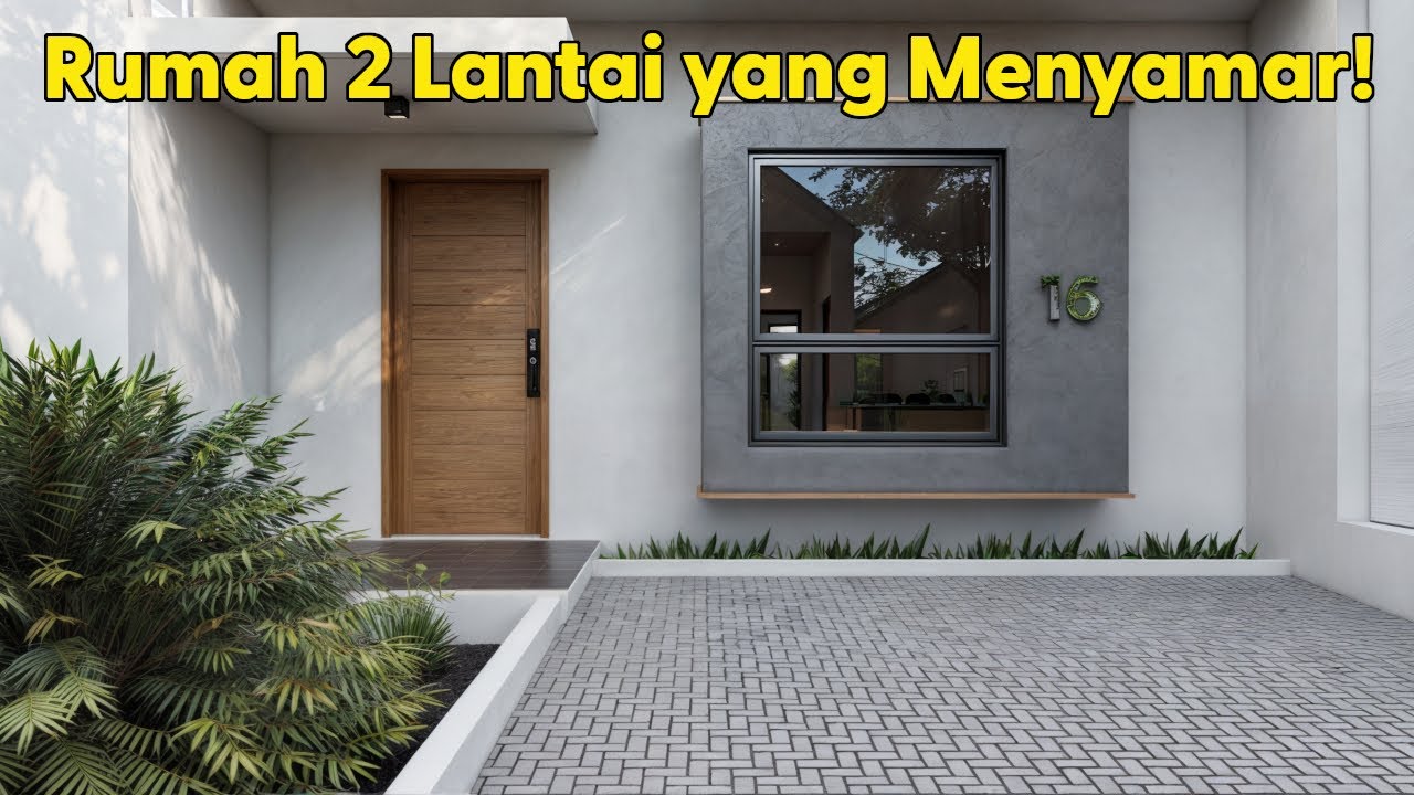 Punya Lantai Rahasia! Desain Rumah 1 Lantai yang Menipu Mata