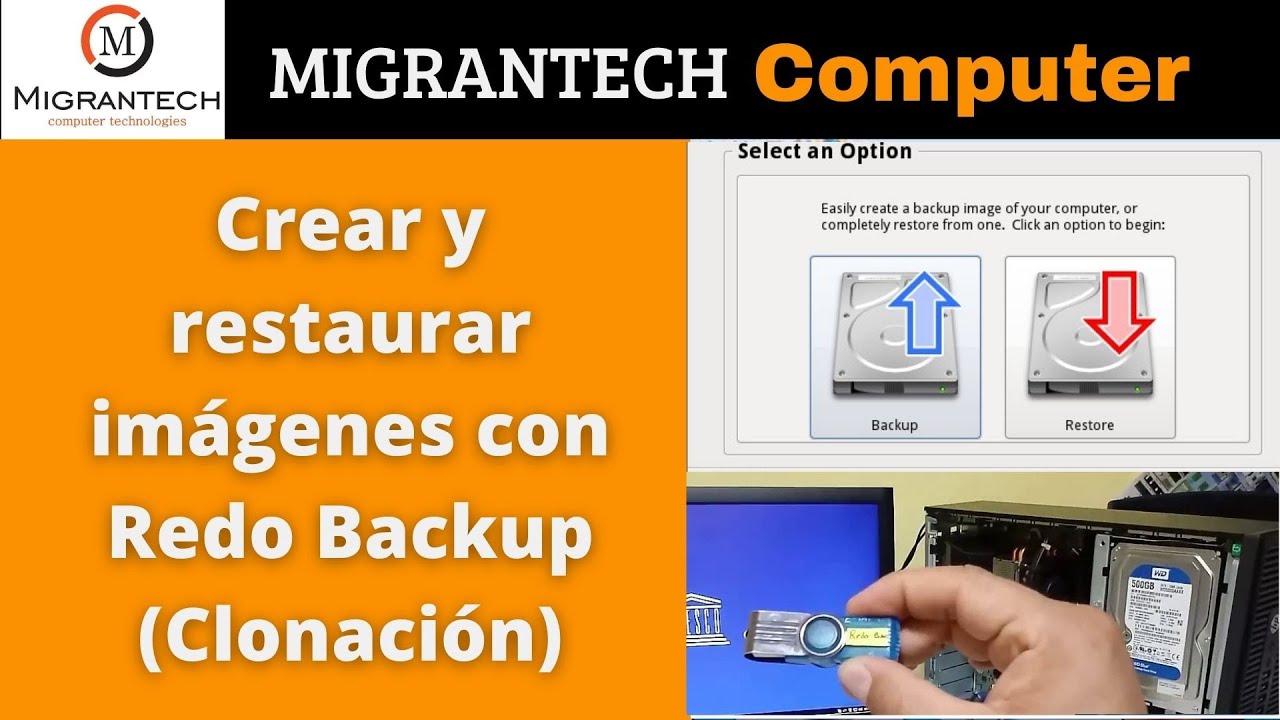 Crear y restaurar imágenes con Redo Backup (Clonación).