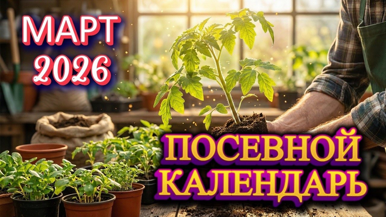 Время мощного роста! Лучшие дни для посева и пересадки в МАРТЕ 2026