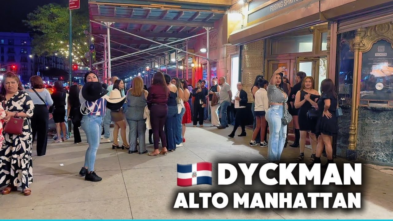 DYCKMAN de NOCHE 🇩🇴🔥 Así celebran los dominicanos en el Alto Manhattan