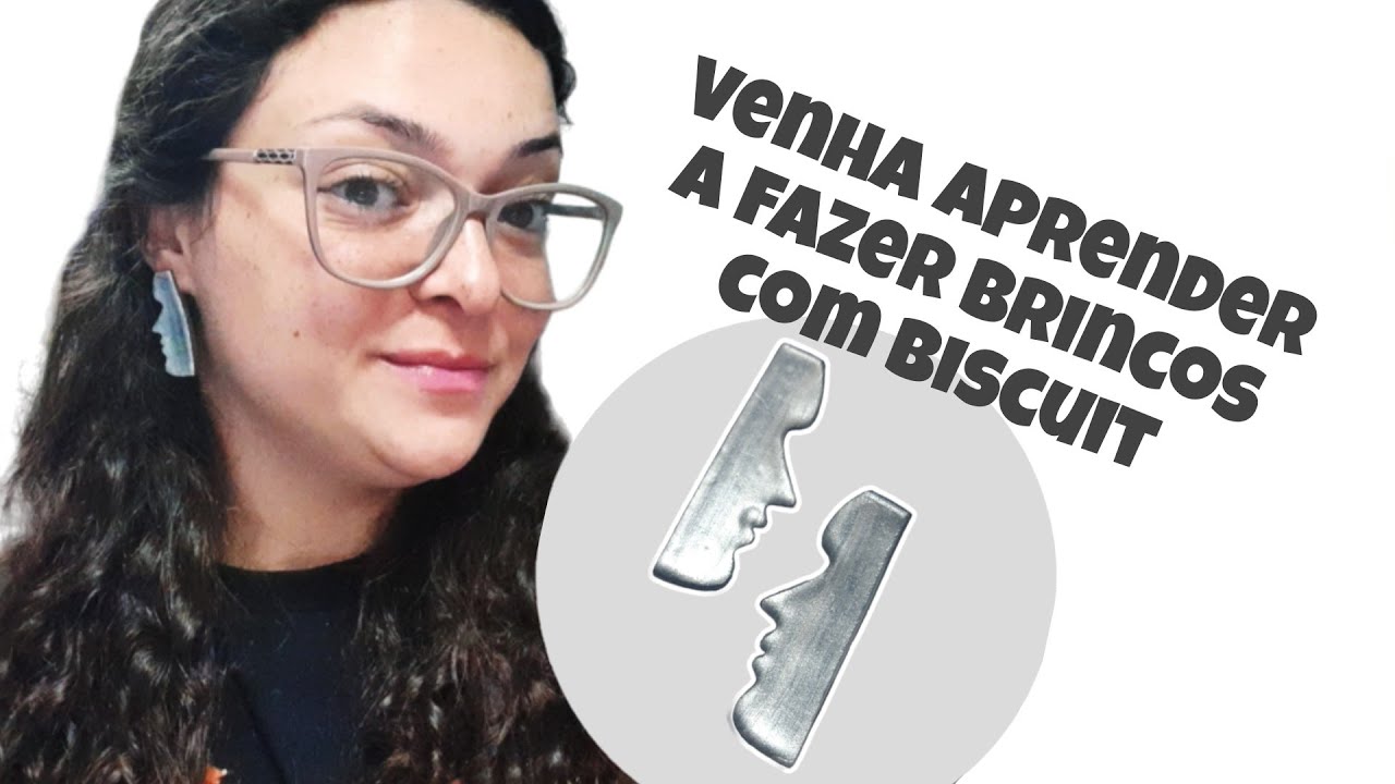 Crie Seus Brincos: Aula de Biscuit com Cortadores 3D!