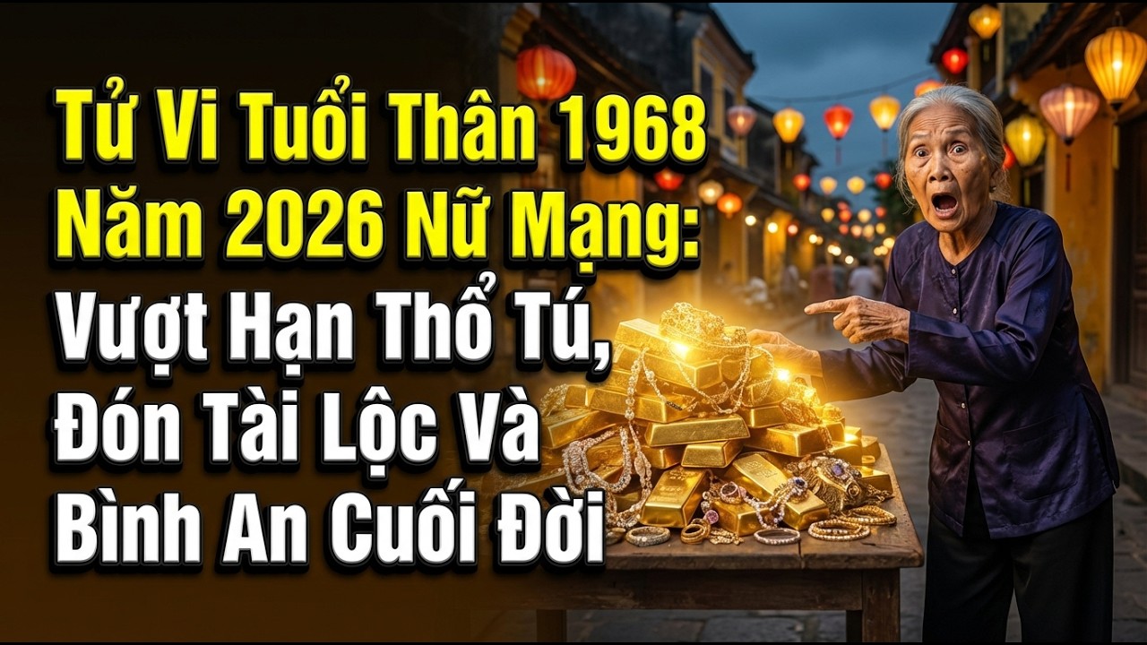 Tử Vi Tuổi Thân 1968 Năm 2026 Nữ Mạng: Vượt Hạn Thổ Tú, Đón Tài Lộc Và Bình An Cuối Đời