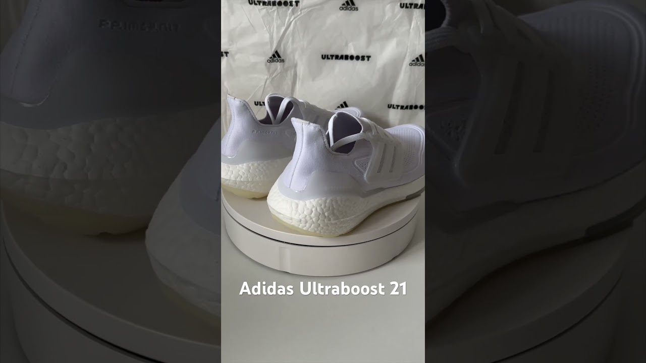 Adidas Ultraboost 21 white 2023 | Unboxing | 4k | Wei&szlig; | Laufschuhe