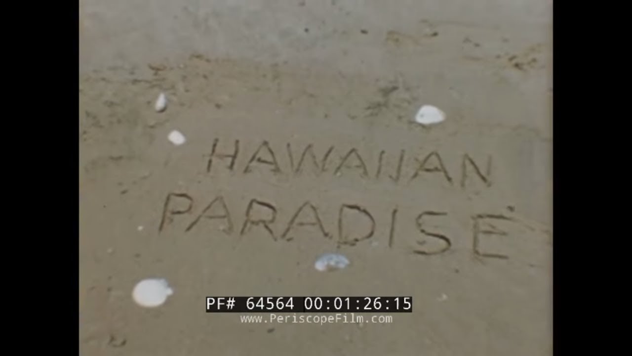 1959 HAWAIIAN PARADISE    OAHU HAWAII TRAVELOGUE  GIBSON AIR CONDITIONER CO. 64564