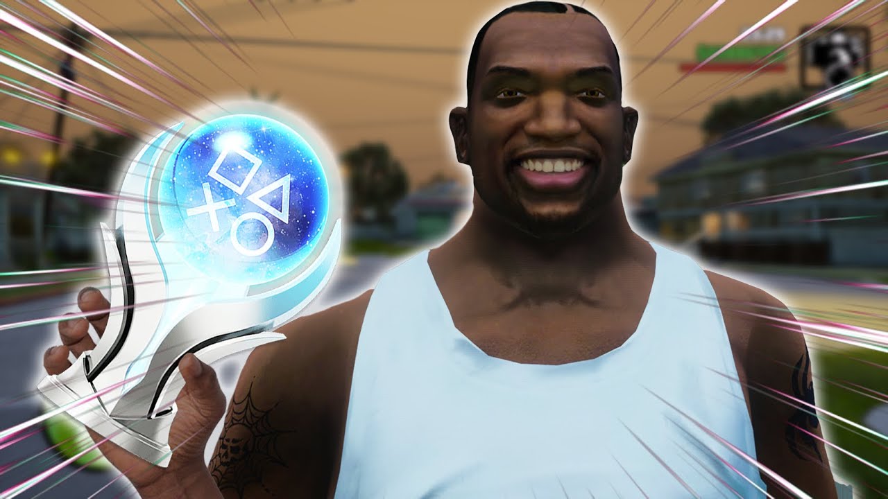 Я получил Платиновый трофей в лучшей части Grand Theft Auto, San Andreas!